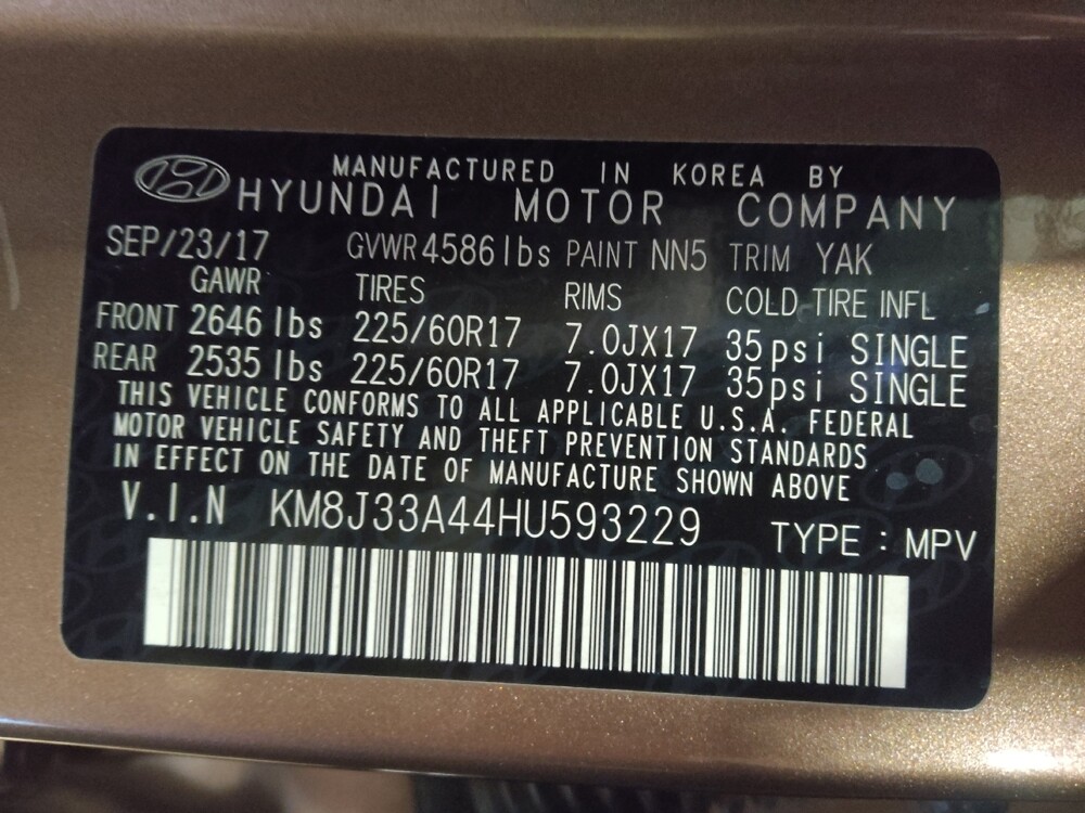 2017 Hyundai Tucson in West Palm Beach, FL 33409 - 18086885 33