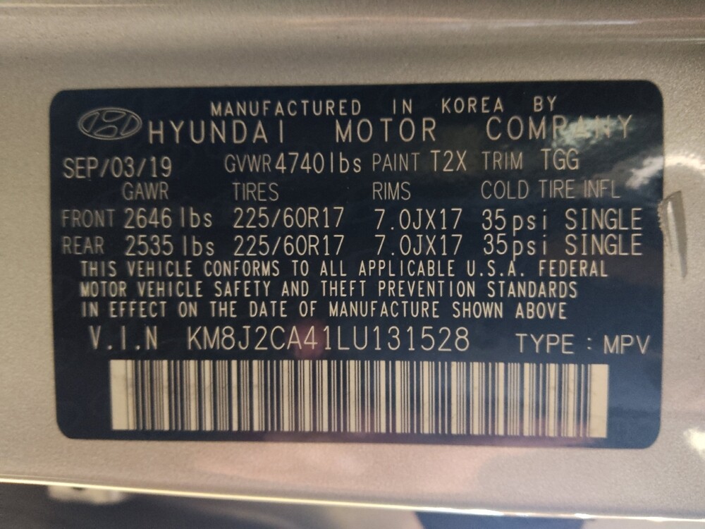 2020 Hyundai Tucson in Kissimmee, FL 34744 - 18086886 33