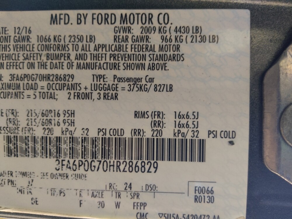 2017 Ford Fusion in Macon, GA 31210 - 18086887 33