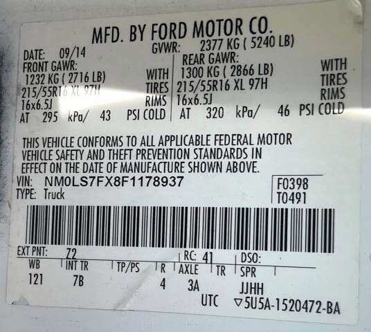 2015 Ford Transit Connect in Blauvelt, NY 10913 - 18086903 21