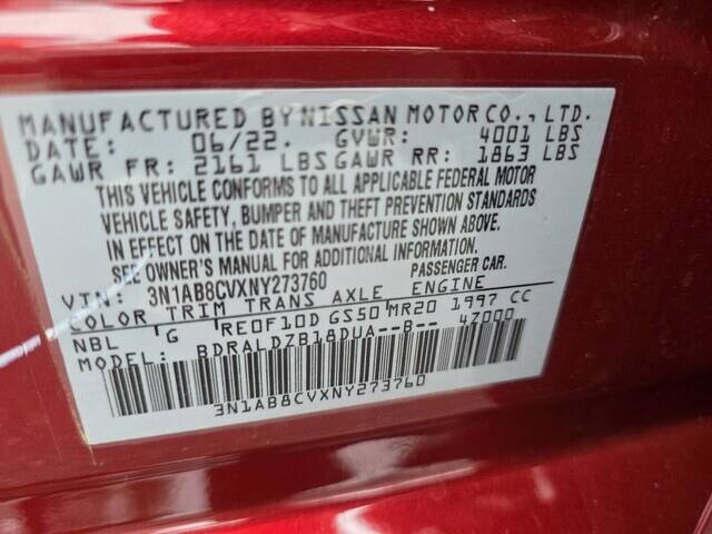 2022 Nissan Sentra in Mesa, AZ 85212 - 18086915 98