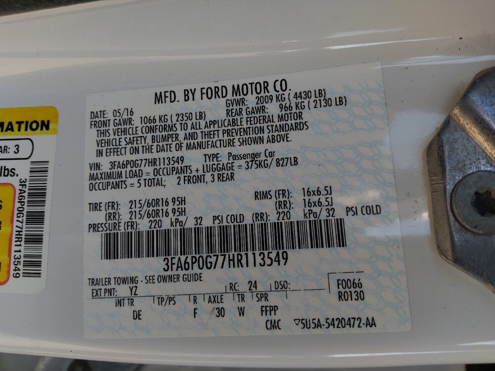 2017 Ford Fusion in Jackson, MS 39211 - 18086930 33