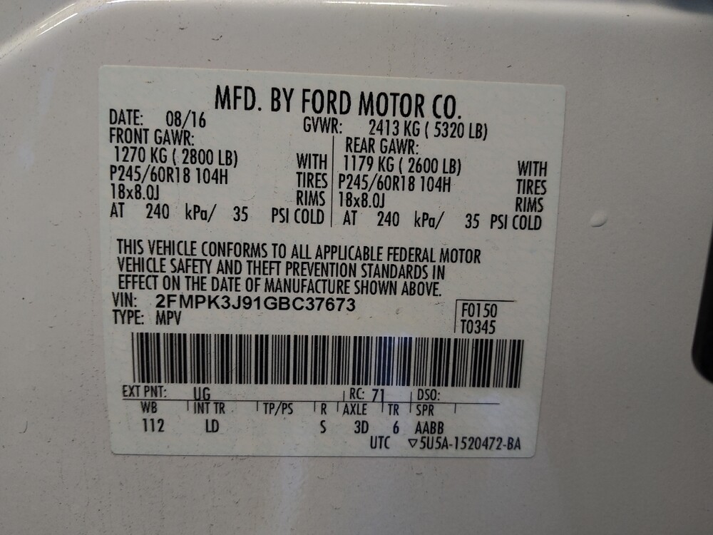 2016 Ford Edge in Glendale, AZ 85301 - 18086952 33