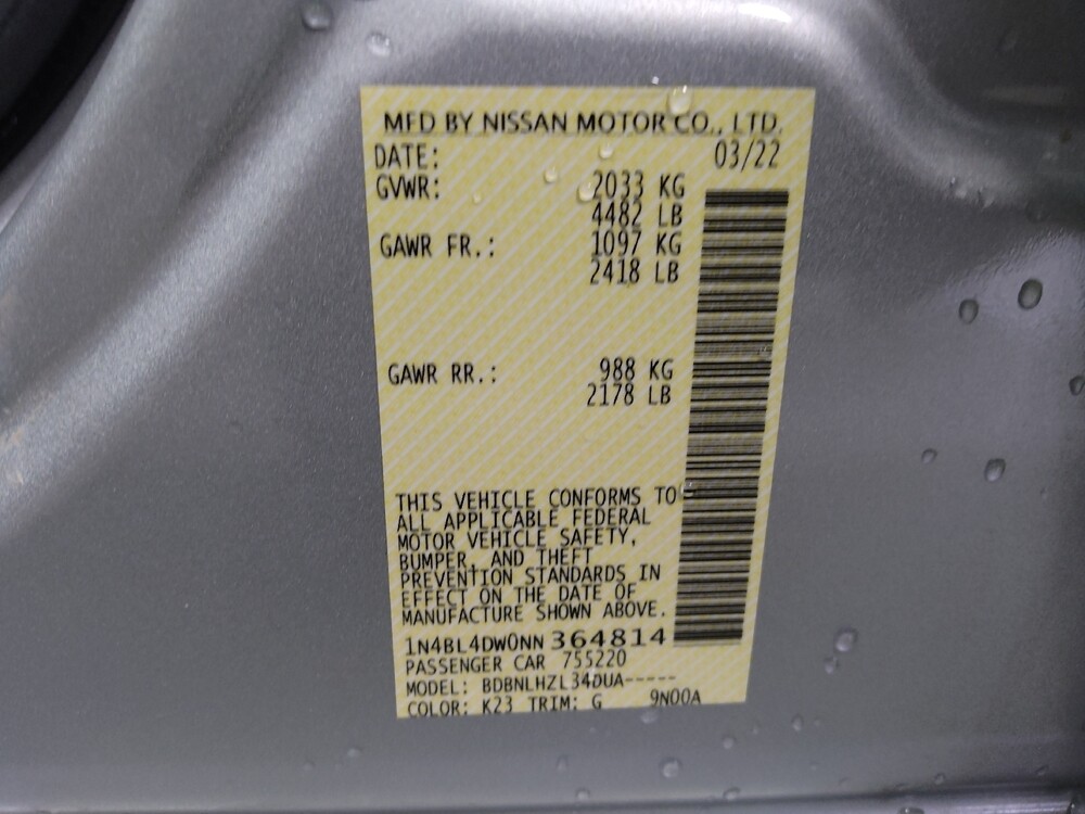 2022 Nissan Altima in Jackson, MS 39211 - 18086958 33