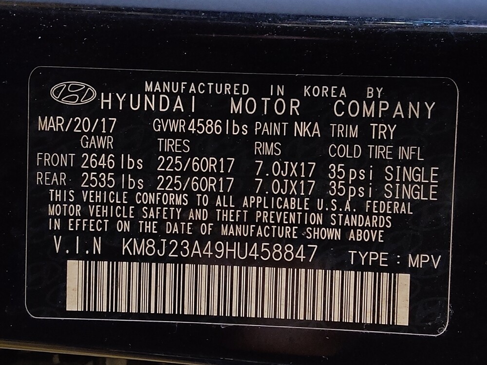 2017 Hyundai Tucson in Kissimmee, FL 34744 - 18086973 33