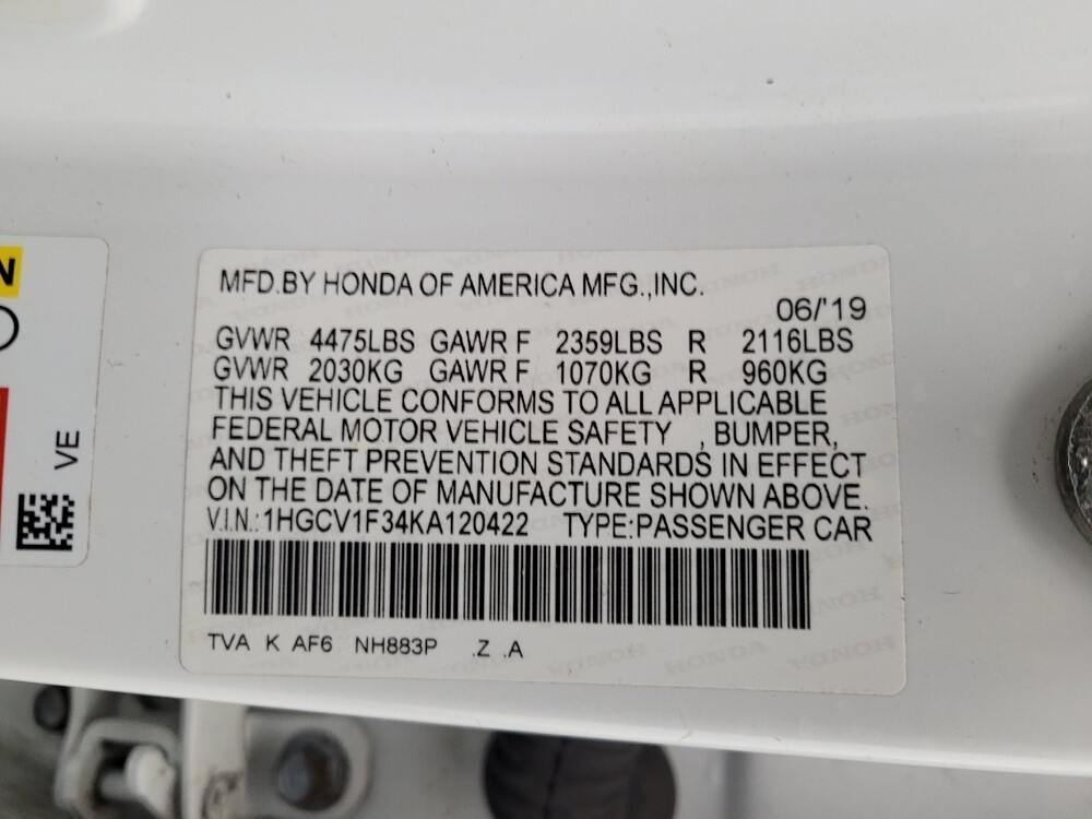 2019 Honda Accord in Columbus, OH 43231 - 18087010 33