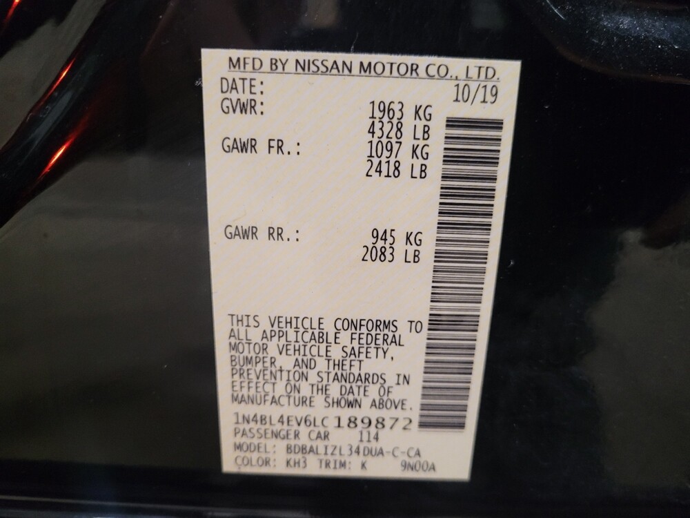 2020 Nissan Altima in New Castle, DE 19720 - 18087015 33