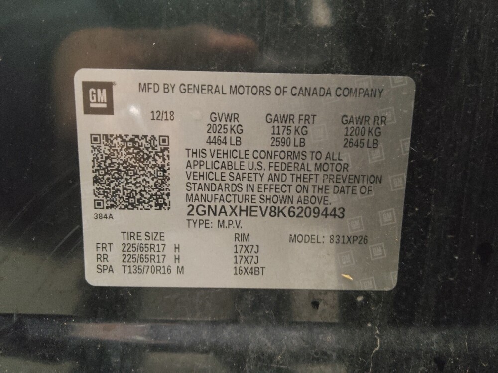 2019 Chevrolet Equinox in Taylor, MI 48180 - 18087043 33