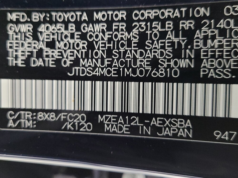 2021 Toyota Corolla in Las Vegas, NV 89104 - 18087090 33