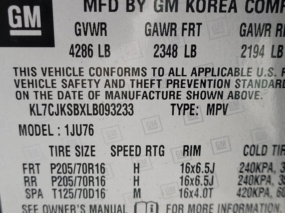 2020 Chevrolet Trax in Las Vegas, NV 89104 - 18087092 33