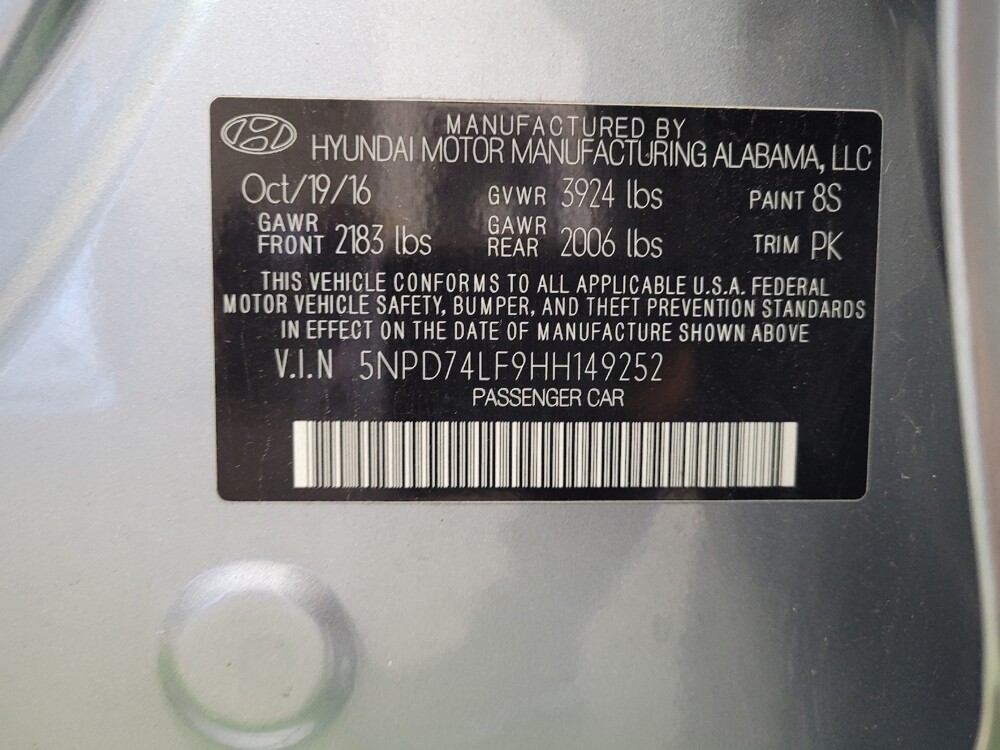 2017 Hyundai Elantra in Columbus, OH 43228 - 18087100 33