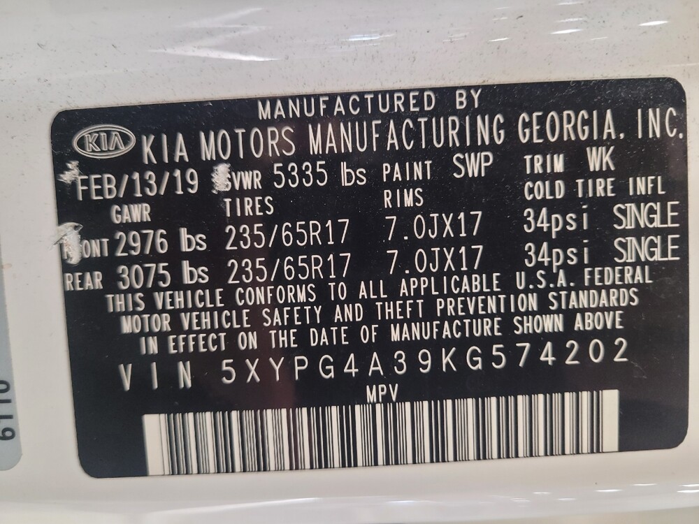 2019 Kia Sorento in Downey, CA 90241 - 18087136 33
