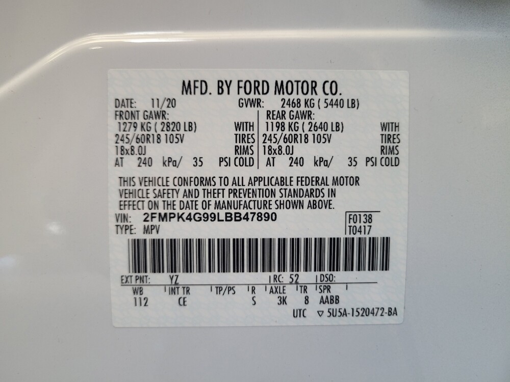 2020 Ford Edge in Downey, CA 90241 - 18087138 33