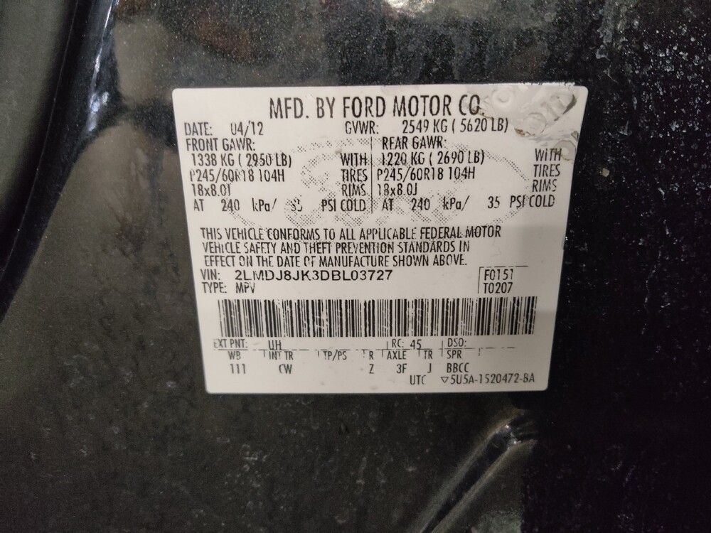 2013 Lincoln MKX in Tulsa, OK 74145 - 18087165 33