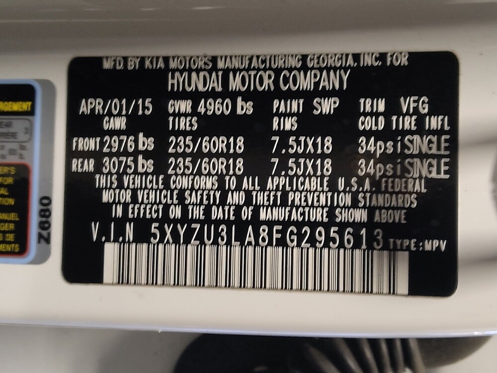 2015 Hyundai Santa Fe in Gainesville, FL 32609 - 18087188 33