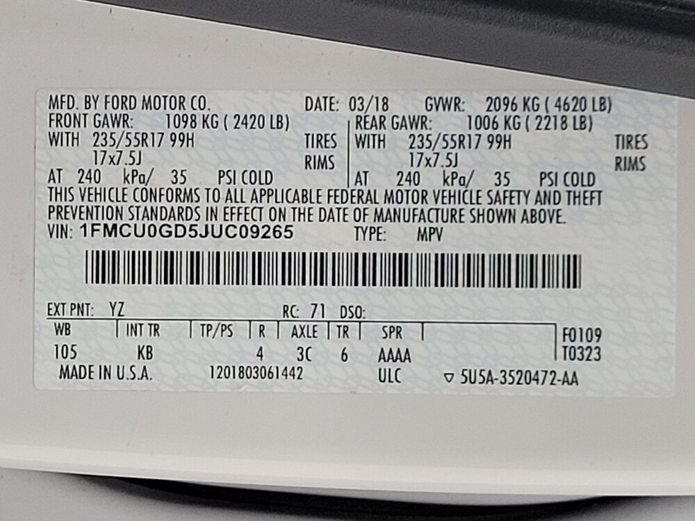 2018 Ford Escape in Memphis, TN 38115 - 18087229 33