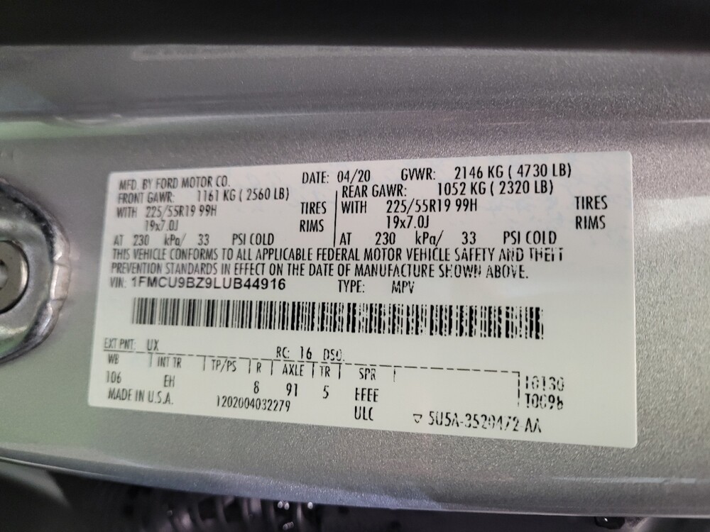 2020 Ford Escape in Maple Heights, OH 44137 - 18087320 33