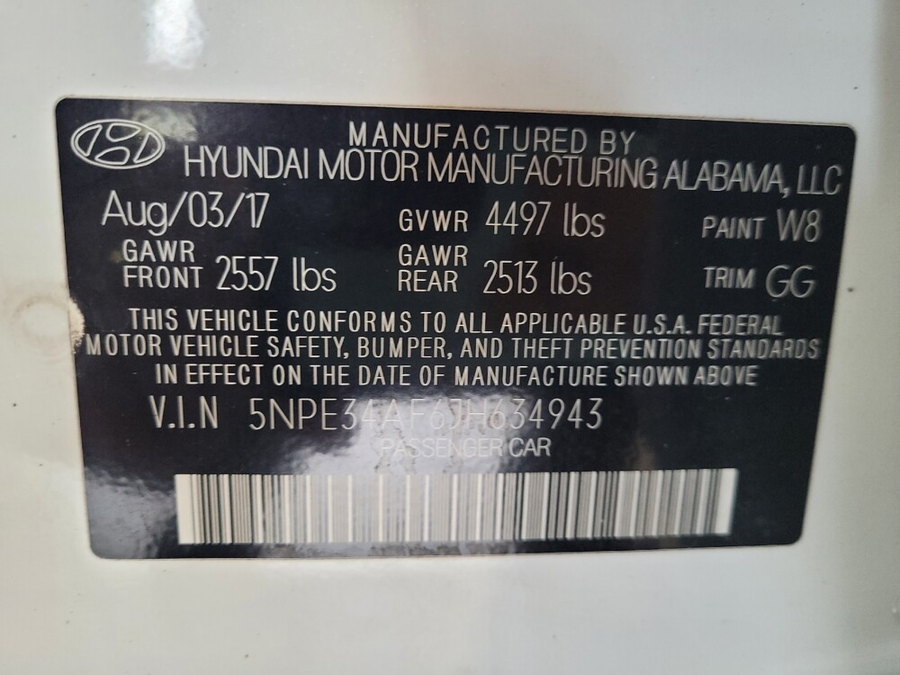 2018 Hyundai Sonata in Ocala, FL 34471 - 18087325 33