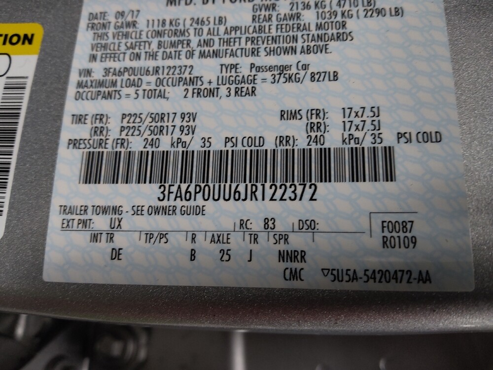 2018 Ford Fusion in Conyers, GA 30094 - 18087340 33