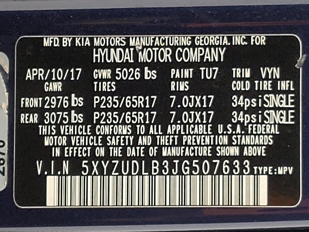 2018 Hyundai Santa Fe in Memphis, TN 38115 - 18087345 33