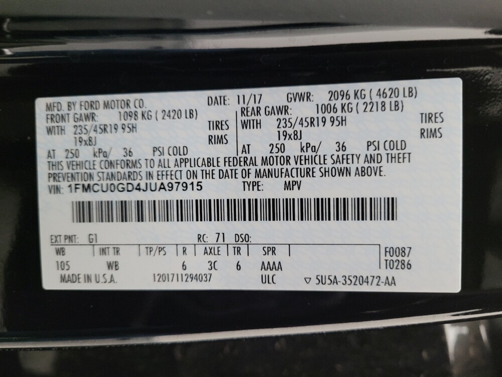 2018 Ford Escape in Downey, CA 90241 - 18087353 33