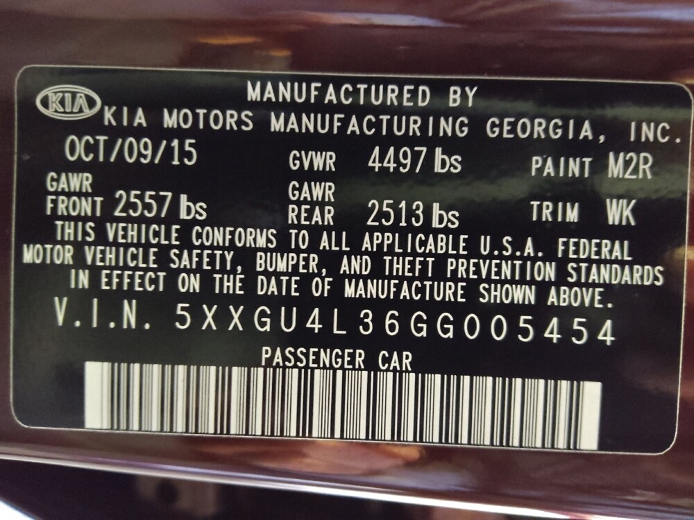 2016 Kia Optima in Houston, TX 77034 - 18087359 33