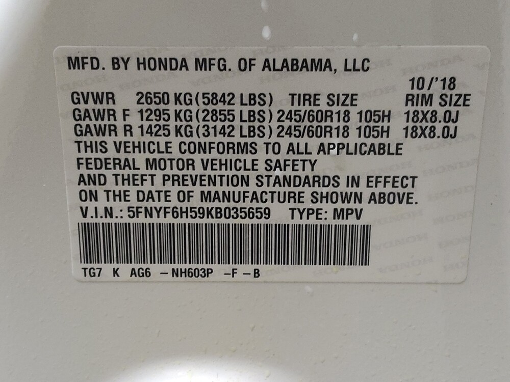 2019 Honda Pilot in Raleigh, NC 27604 - 18087361 33