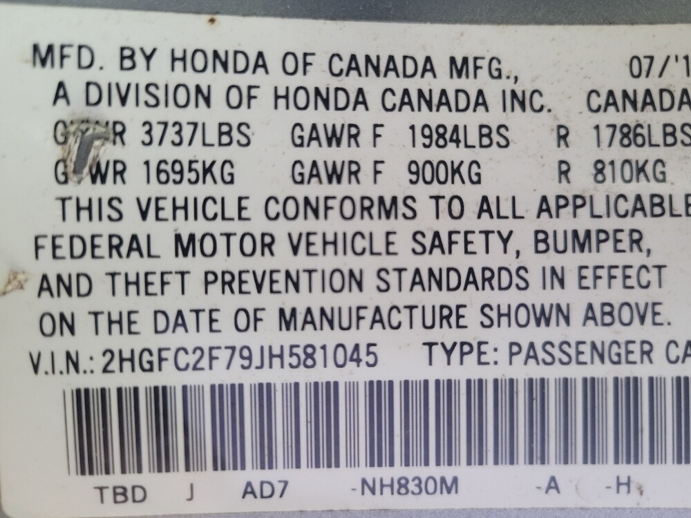 2018 Honda Civic in Stone Mountain, GA 30083 - 18087413 33