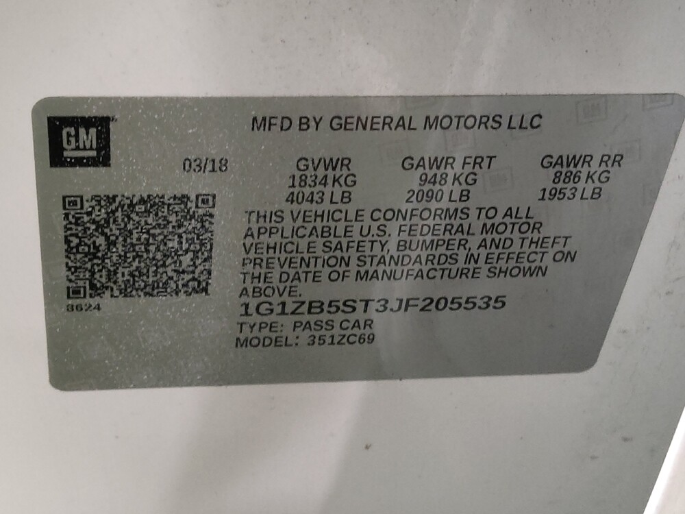 2018 Chevrolet Malibu in Round Rock, TX 78664 - 18087447 33