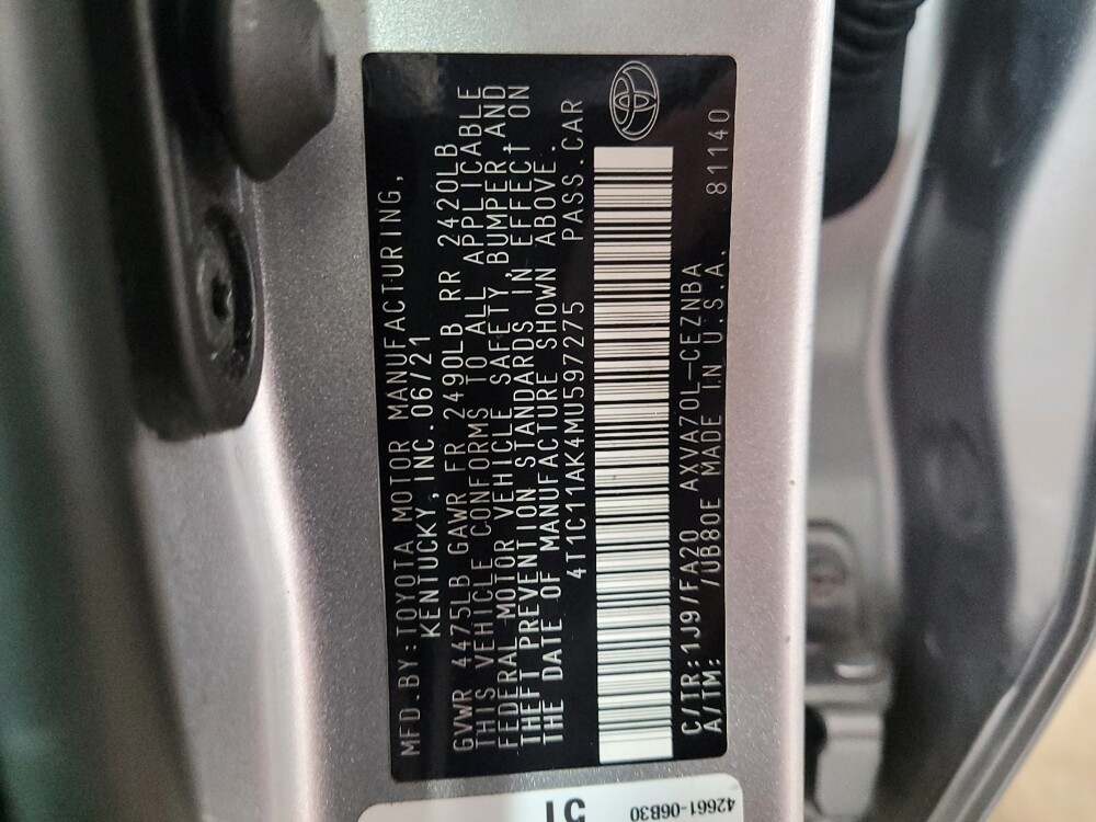 2021 Toyota Camry in Tulsa, OK 74145 - 18087456 33