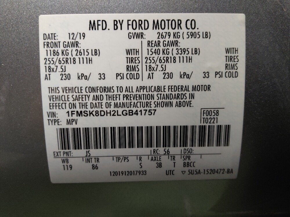 2020 Ford Explorer in Glendale, AZ 85301 - 18087464 33