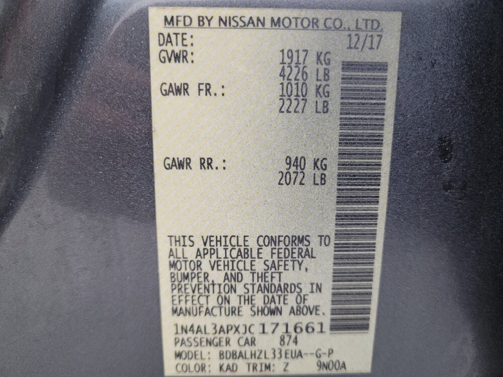 2018 Nissan Altima in Morrow, GA 30260 - 18087472 33