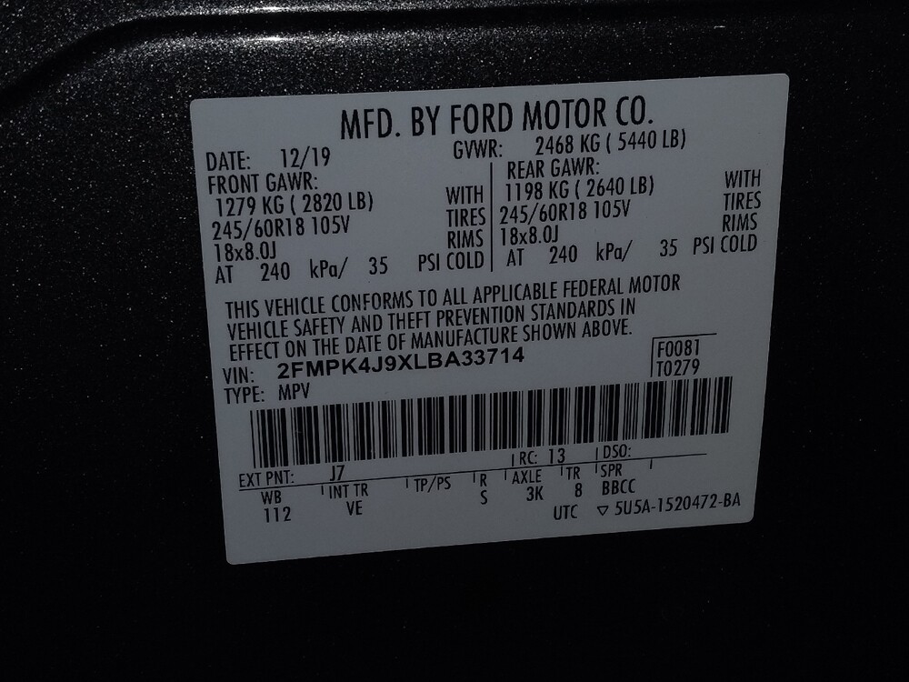 2020 Ford Edge in Gainesville, FL 32609 - 18087476 33