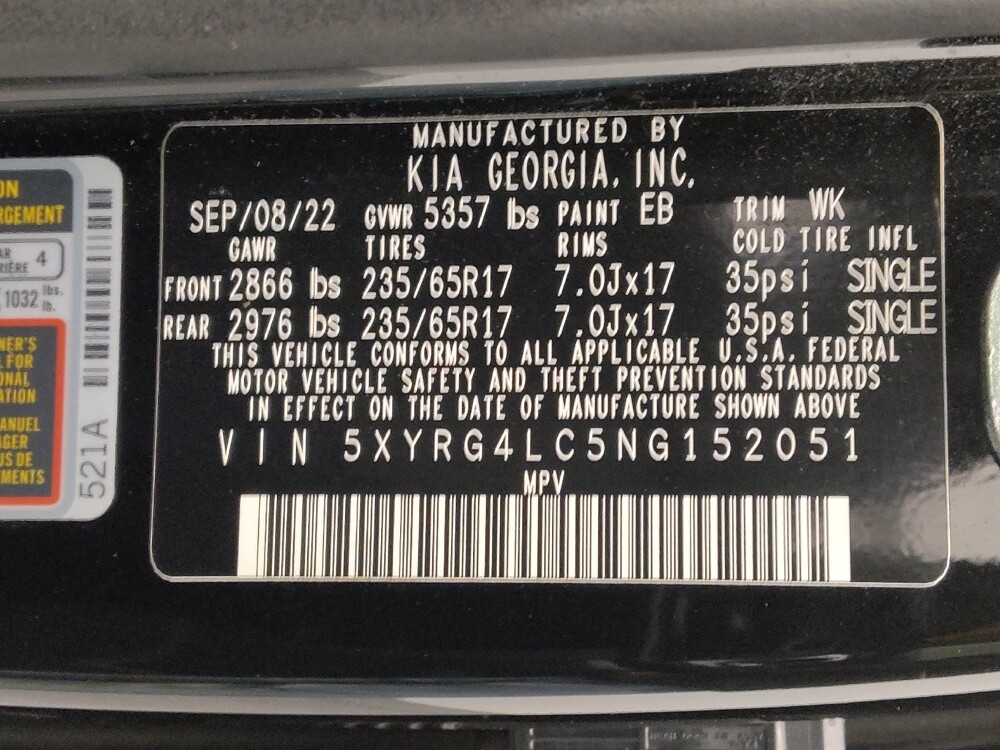 2022 Kia Sorento in Gainesville, FL 32609 - 18087477 33