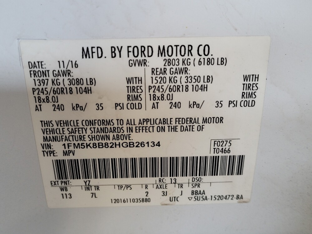 2017 Ford Explorer in Hialeah, FL 33014 - 18087479 33