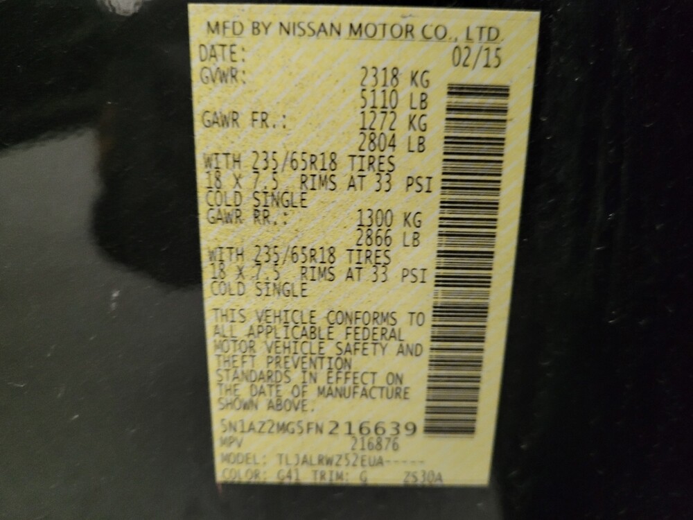 2015 Nissan Murano in Downey, CA 90241 - 18087578 33