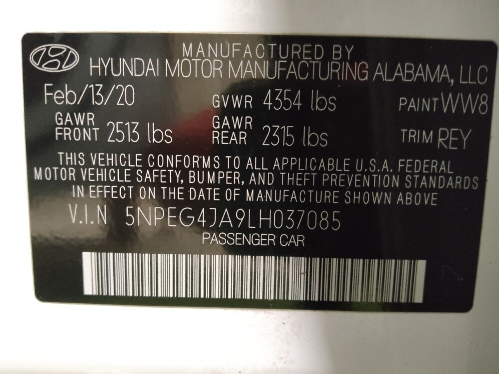 2020 Hyundai Sonata in Columbus, GA 31909 - 18087778 33