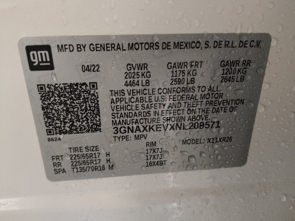 2022 Chevrolet Equinox in Charlotte, NC 28213 - 18087782 33