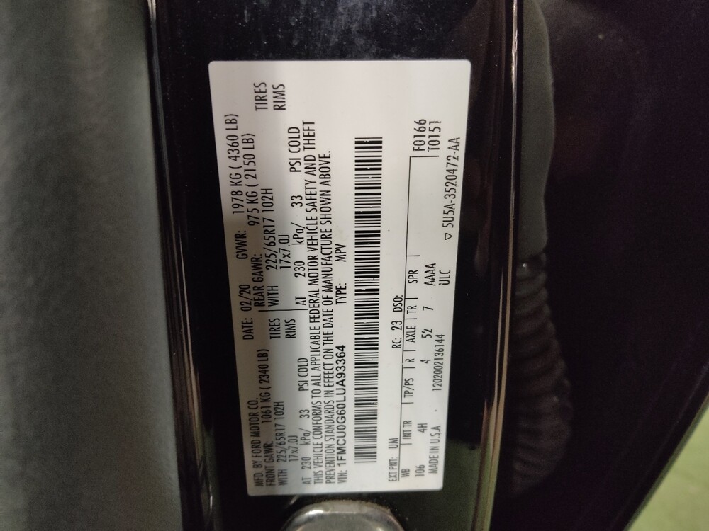 2020 Ford Escape in Round Rock, TX 78664 - 18087789 33