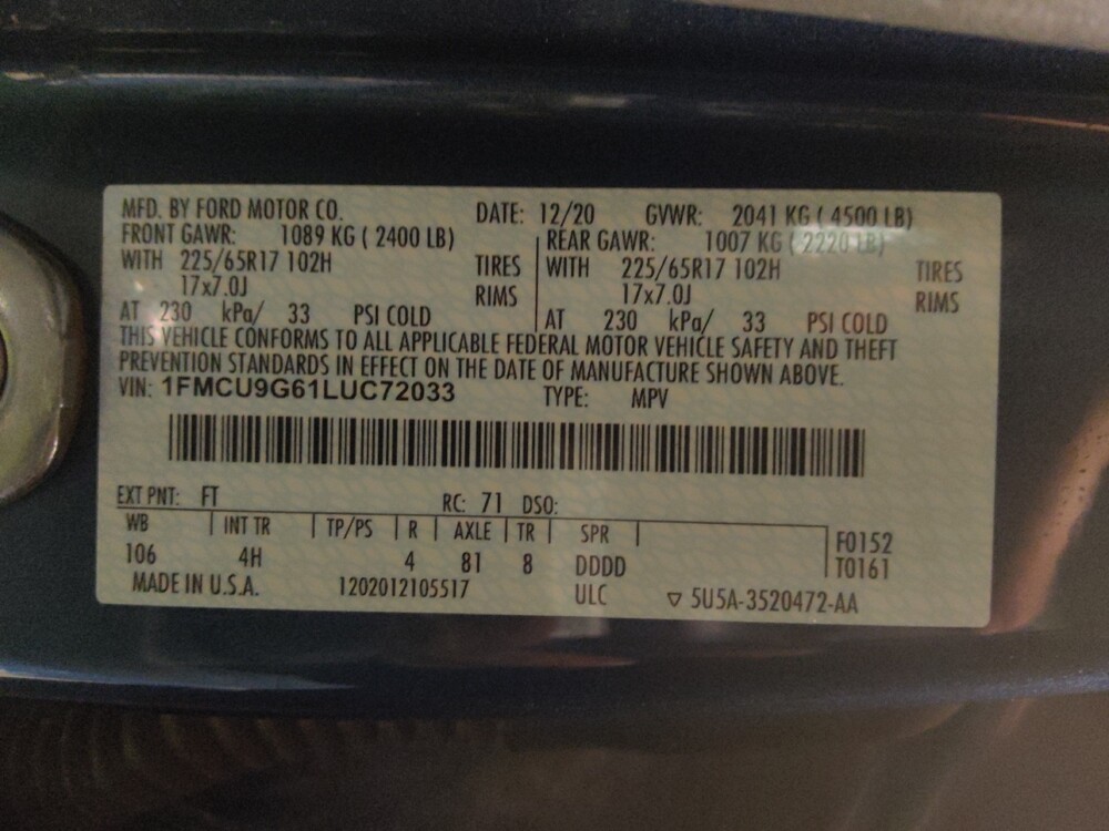 2020 Ford Escape in Albuquerque, NM 87123 - 18087809 33