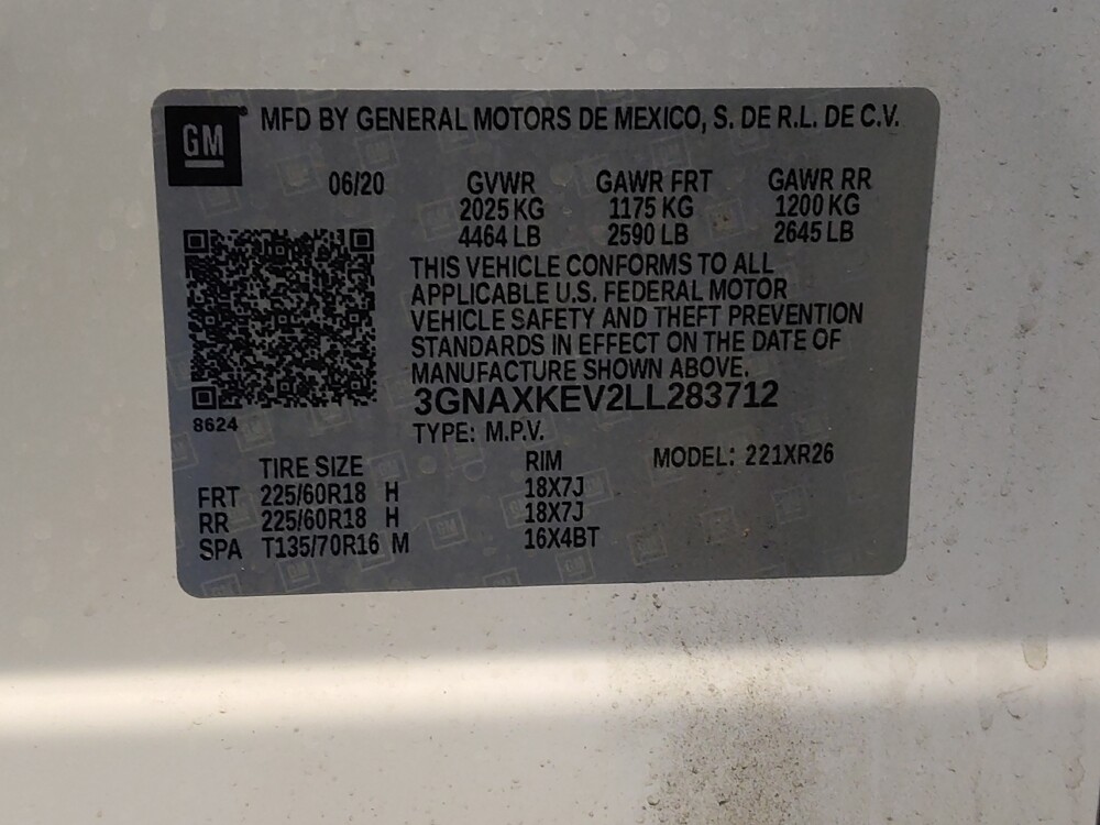 2020 Chevrolet Equinox in Albuquerque, NM 87113 - 18087816 33