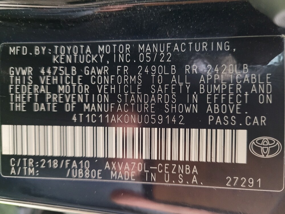 2022 Toyota Camry in Morrow, GA 30260 - 18087837 33