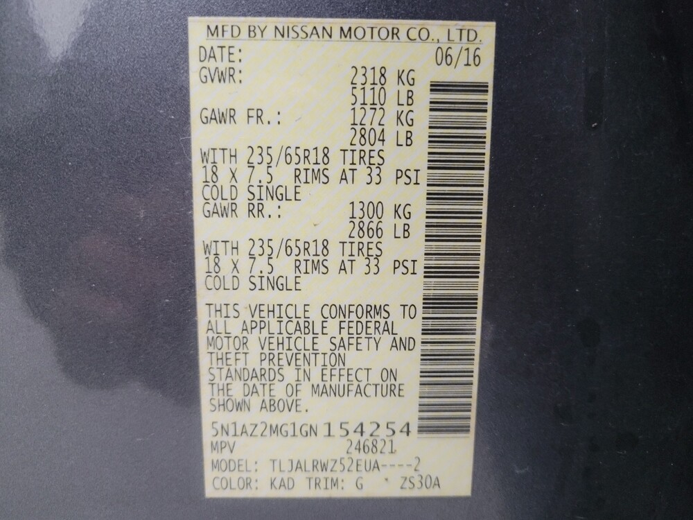 2016 Nissan Murano in Fort Myers, FL 33907 - 18087838 33