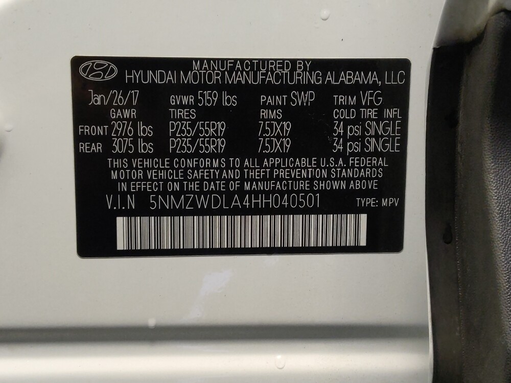 2017 Hyundai Santa Fe in Albuquerque, NM 87123 - 18087845 33