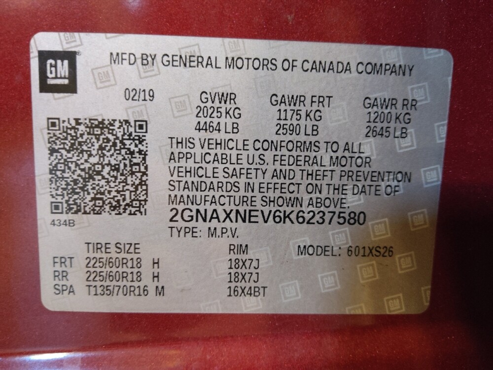 2019 Chevrolet Equinox in Jacksonville, FL 32225 - 18087853 33