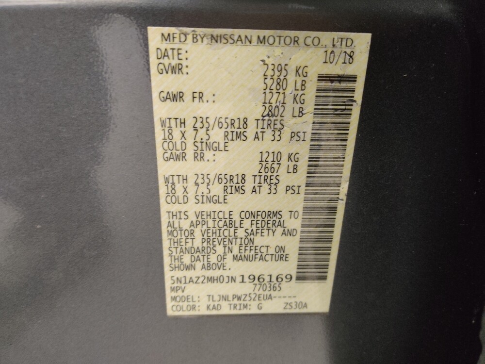 2018 Nissan Murano in Denver, CO 80012 - 18087881 33