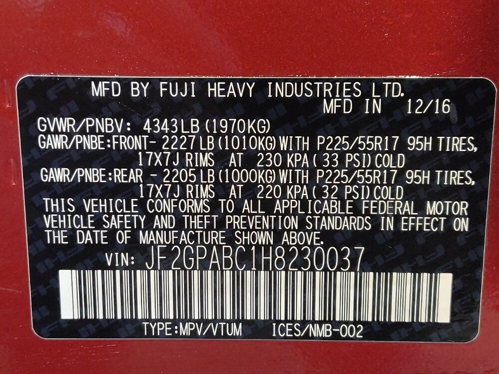 2017 Subaru Crosstrek in Live Oak, TX 78233 - 18087886 33