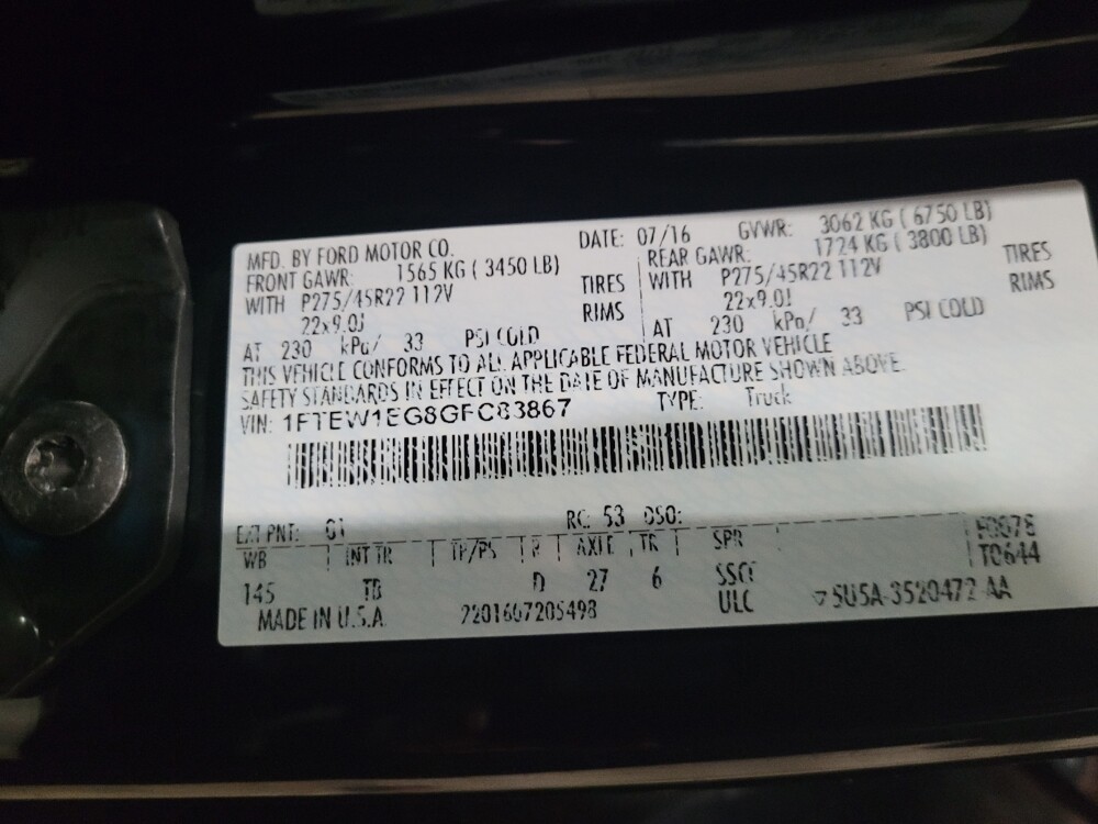 2016 Ford F150 in Glen Burnie, MD 21061 - 18087920 33