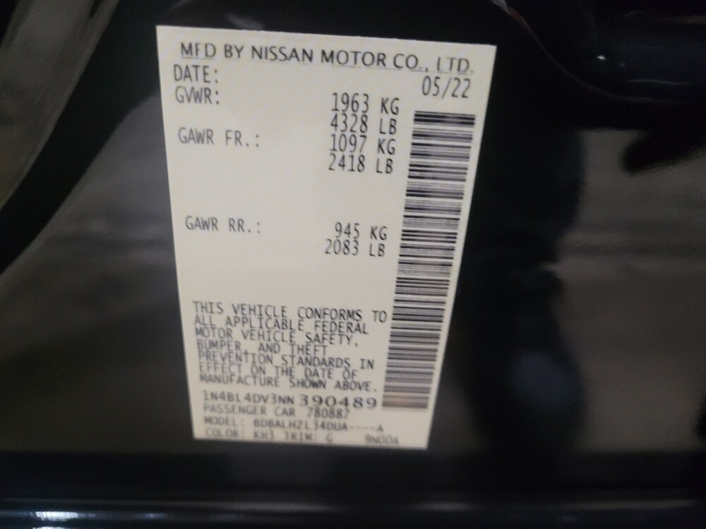 2022 Nissan Altima in Newport News, VA 23601 - 18087927 33