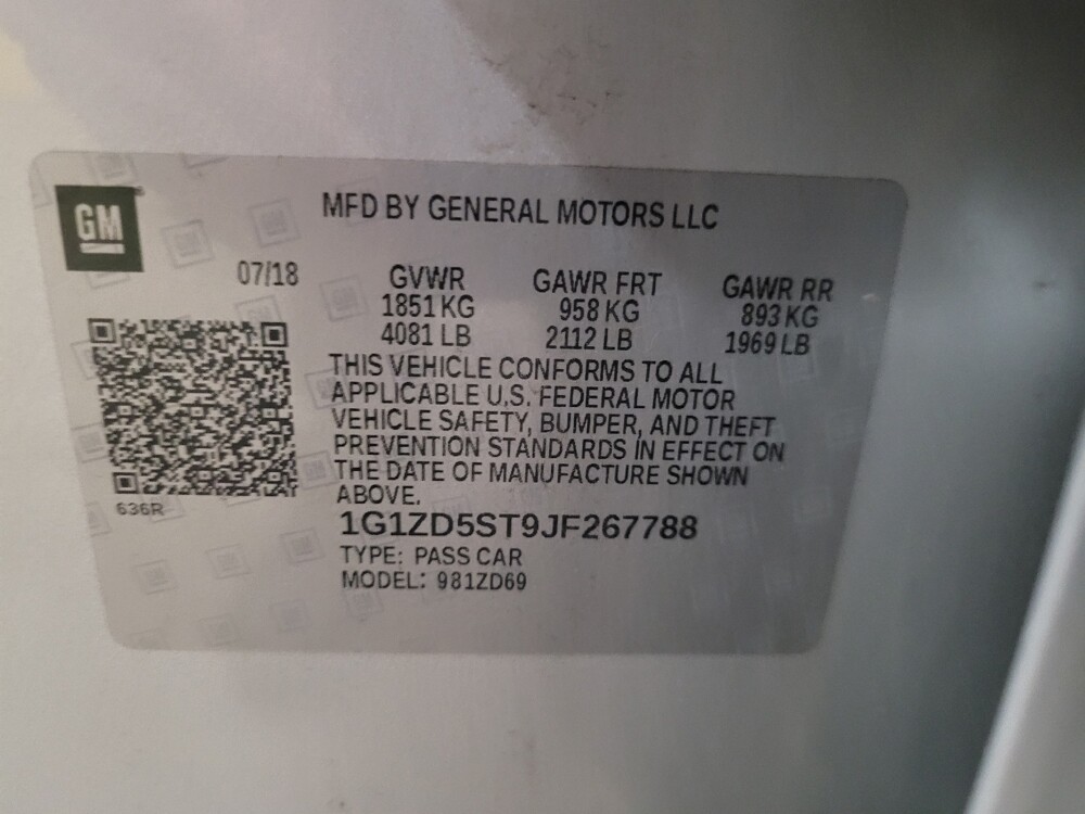 2018 Chevrolet Malibu in Newport News, VA 23601 - 18087930 33